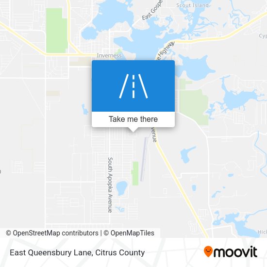 East Queensbury Lane map