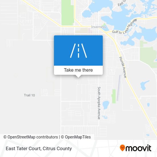 East Tater Court map