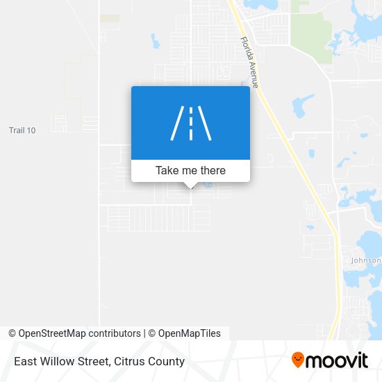 East Willow Street map