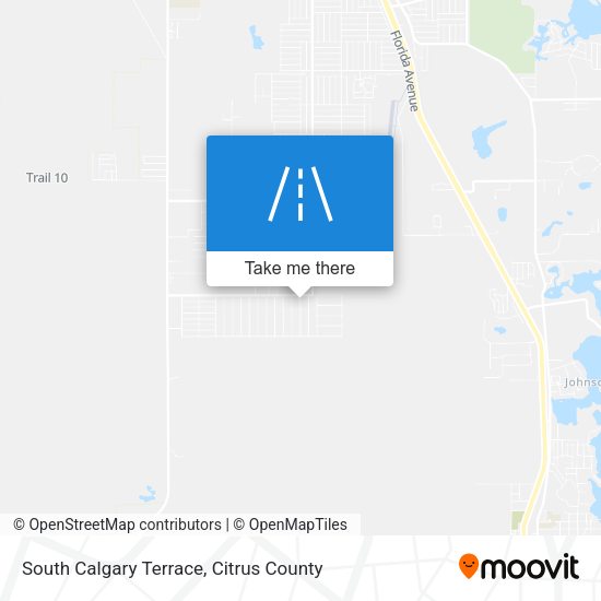 Mapa de South Calgary Terrace