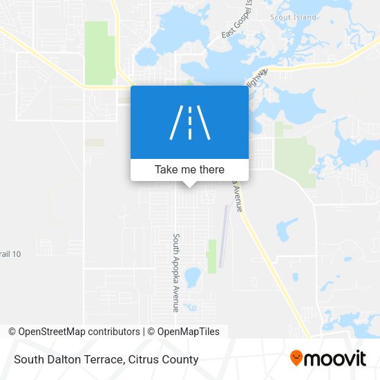 South Dalton Terrace map