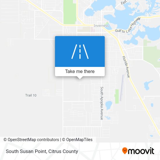 South Susan Point map