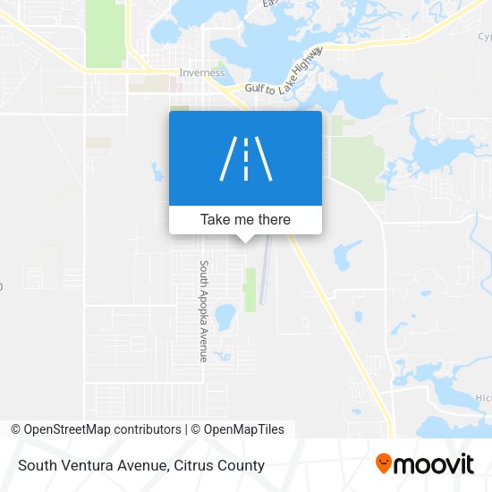 Mapa de South Ventura Avenue
