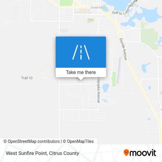 Mapa de West Sunfire Point