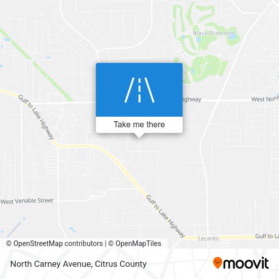 Mapa de North Carney Avenue