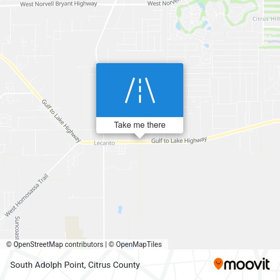 South Adolph Point map