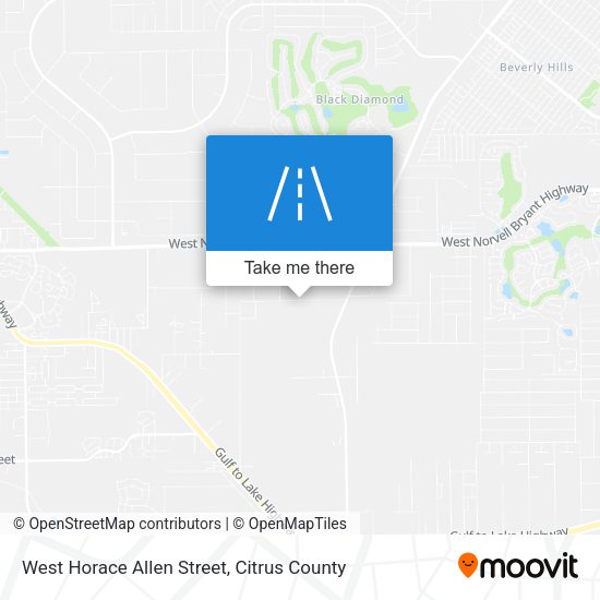Mapa de West Horace Allen Street