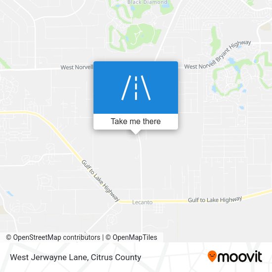 Mapa de West Jerwayne Lane