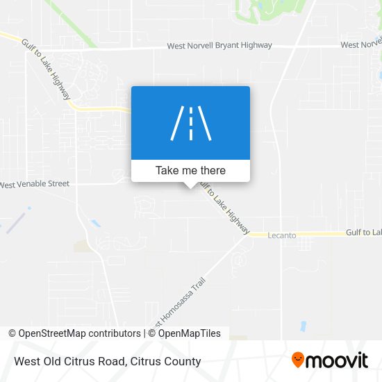 Mapa de West Old Citrus Road
