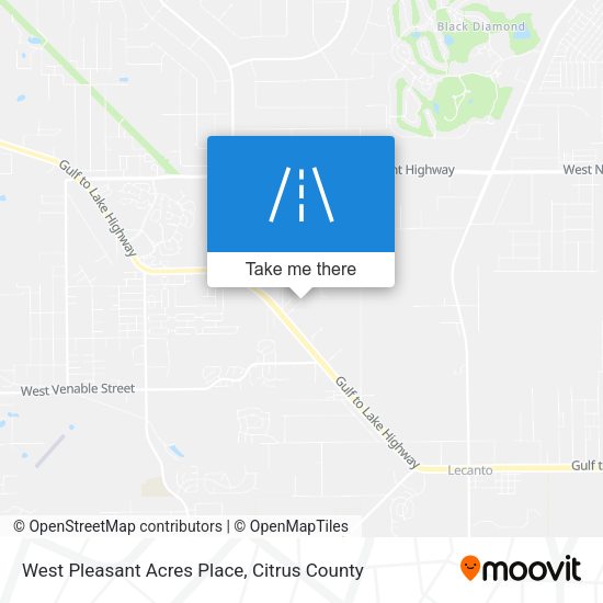 West Pleasant Acres Place map