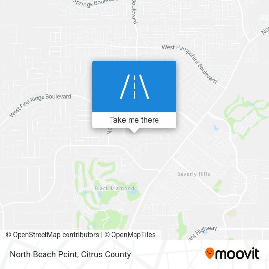 North Beach Point map
