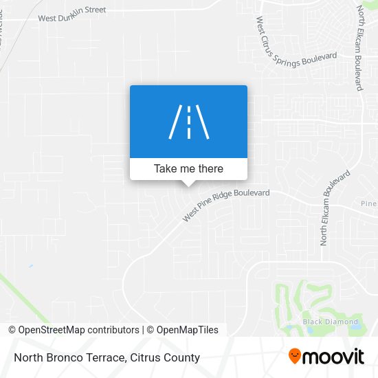 Mapa de North Bronco Terrace