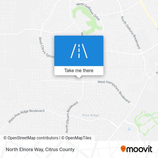North Elnora Way map