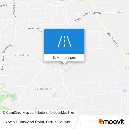 Mapa de North Huntwood Point