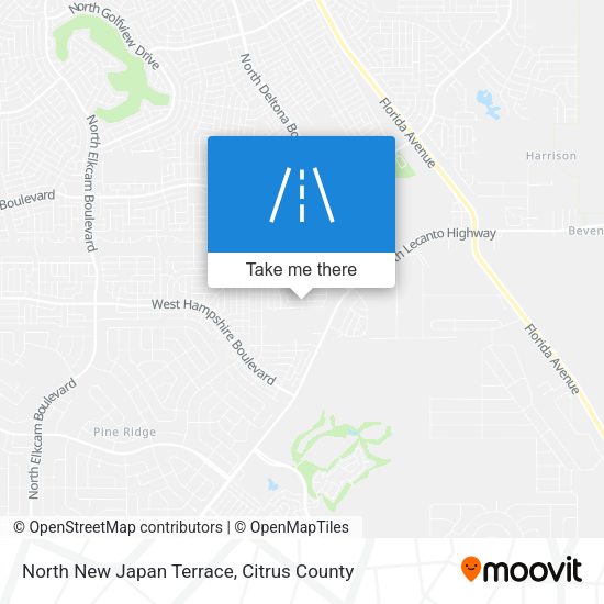 North New Japan Terrace map