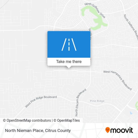 North Nieman Place map