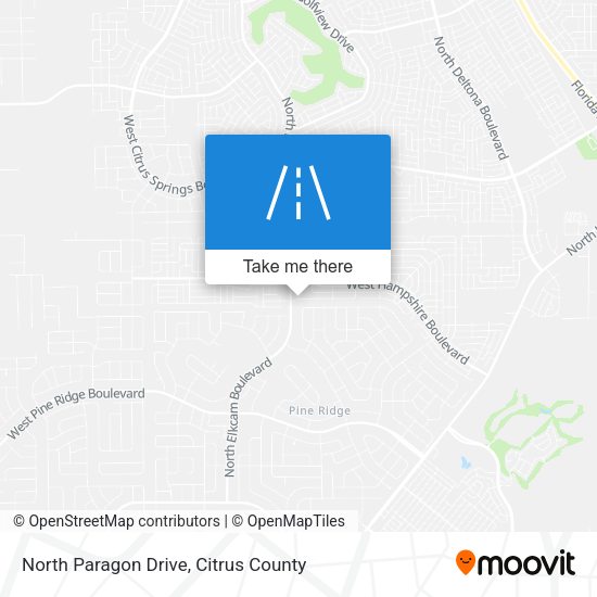 Mapa de North Paragon Drive