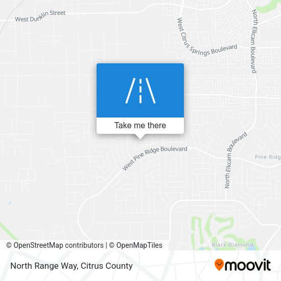 North Range Way map
