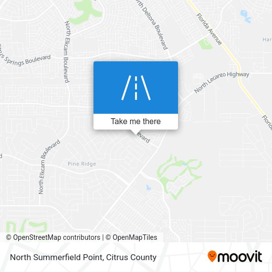 North Summerfield Point map