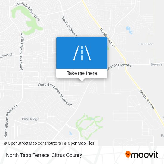 Mapa de North Tabb Terrace