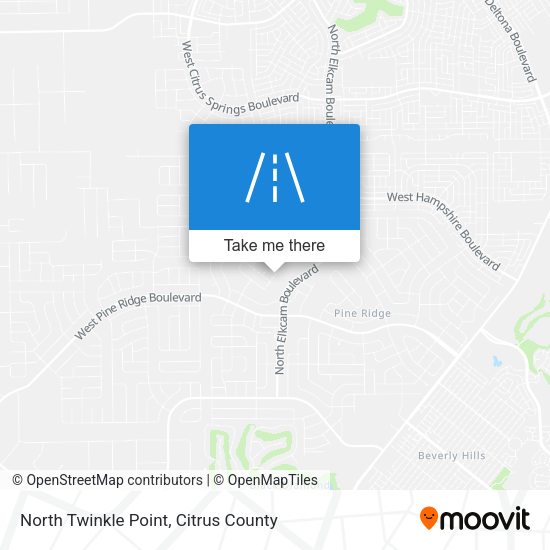 North Twinkle Point map