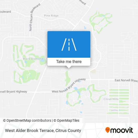 Mapa de West Alder Brook Terrace
