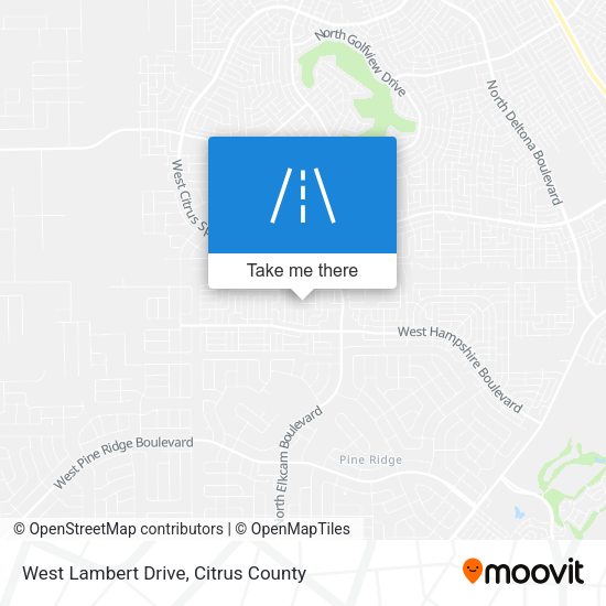 Mapa de West Lambert Drive