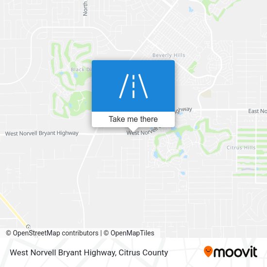 West Norvell Bryant Highway map