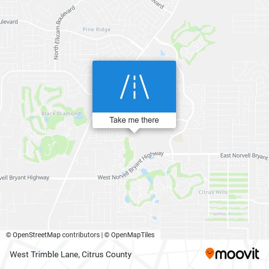 Mapa de West Trimble Lane
