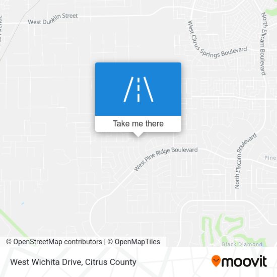 Mapa de West Wichita Drive