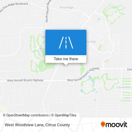 West Woodview Lane map