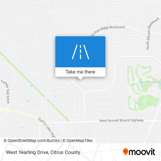 West Yearling Drive map