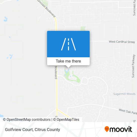 Golfview Court map