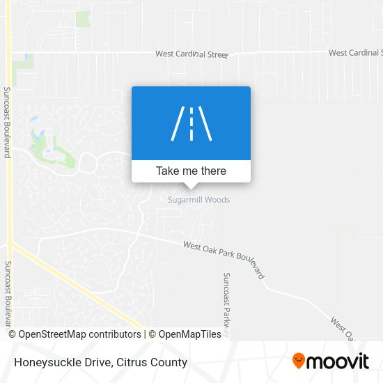 Mapa de Honeysuckle Drive