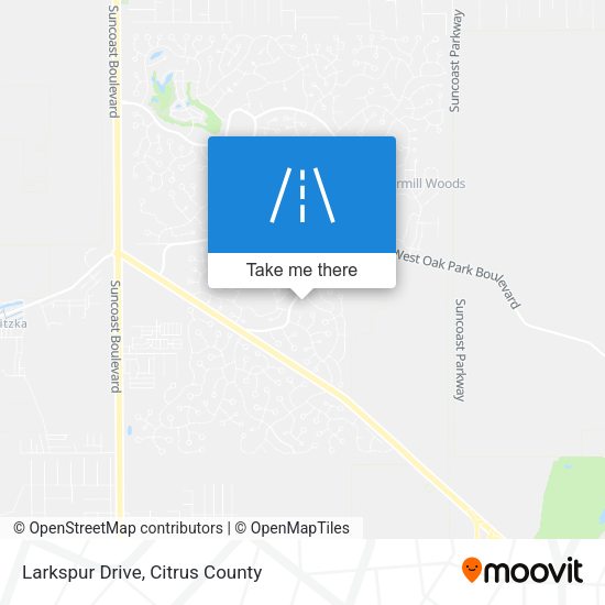 Larkspur Drive map
