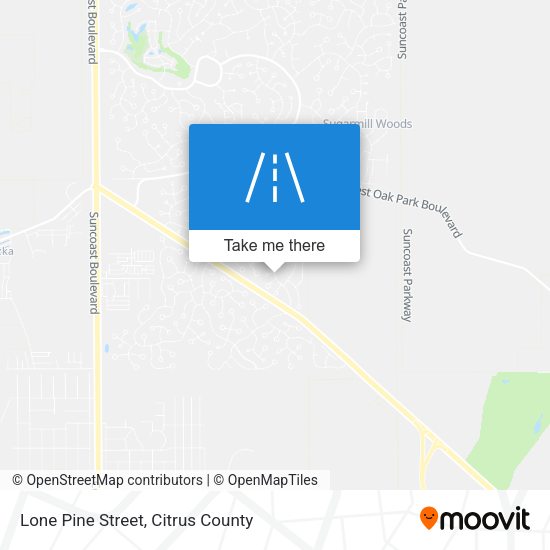 Mapa de Lone Pine Street