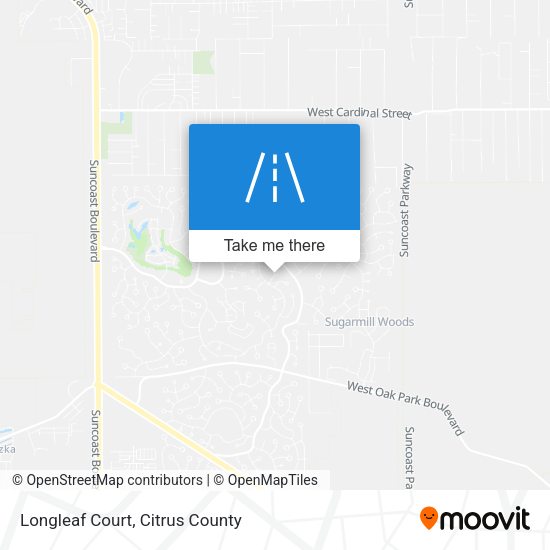 Mapa de Longleaf Court