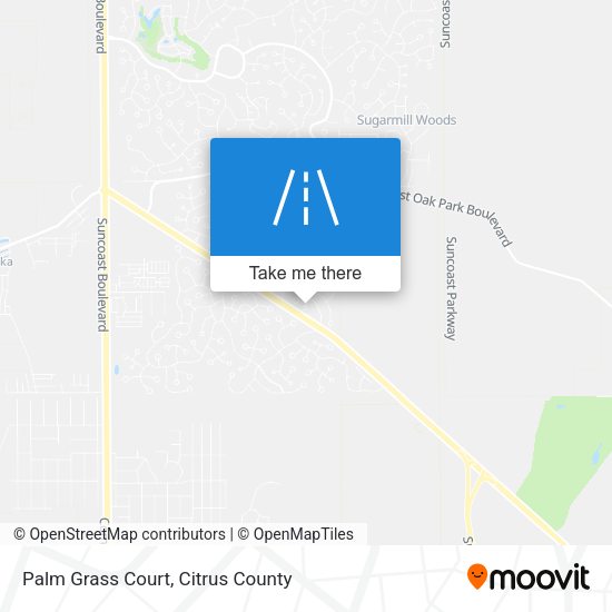 Mapa de Palm Grass Court