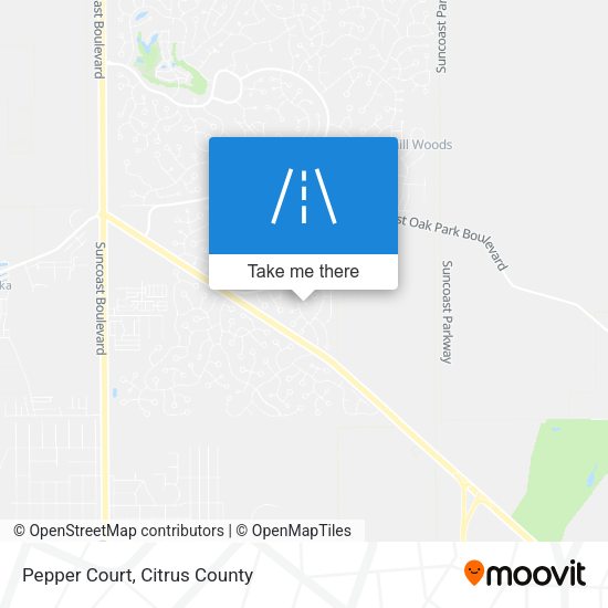 Mapa de Pepper Court