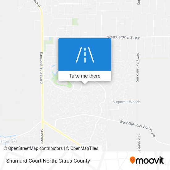 Shumard Court North map