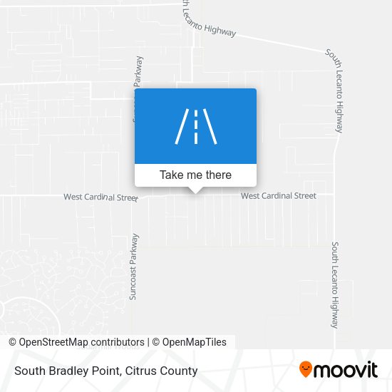 South Bradley Point map