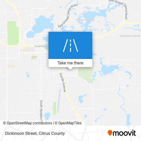 Mapa de Dickinson Street