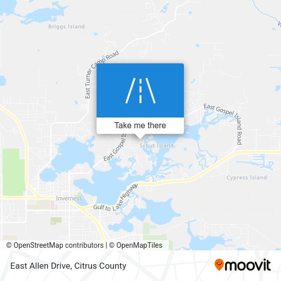 Mapa de East Allen Drive
