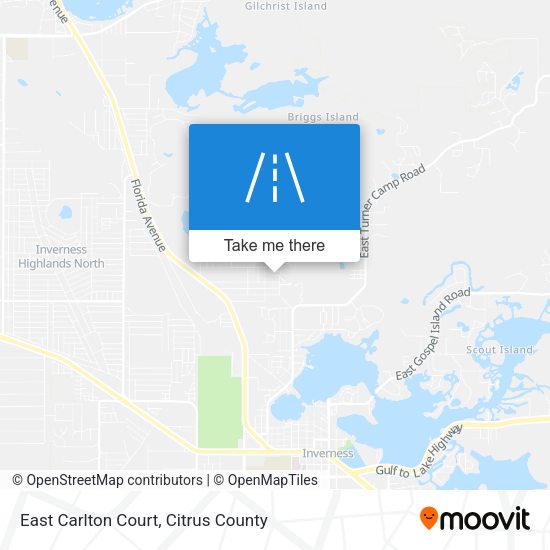 Mapa de East Carlton Court