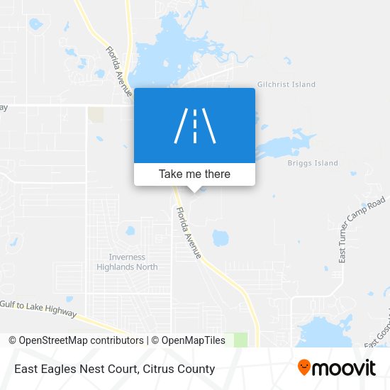 East Eagles Nest Court map