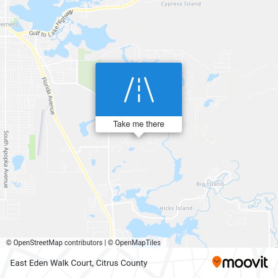 East Eden Walk Court map