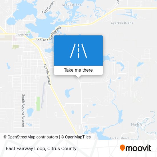 East Fairway Loop map