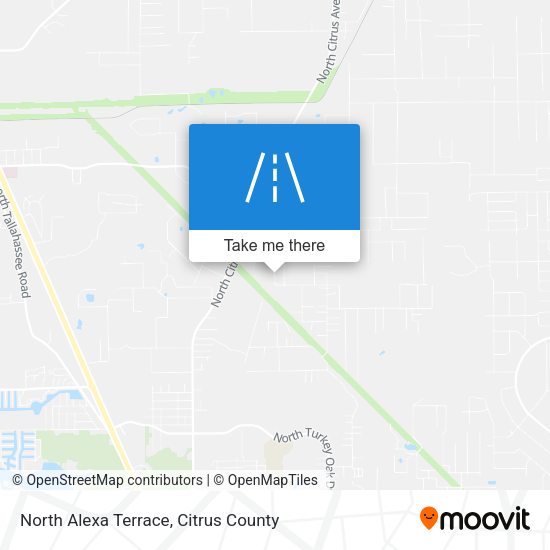 North Alexa Terrace map