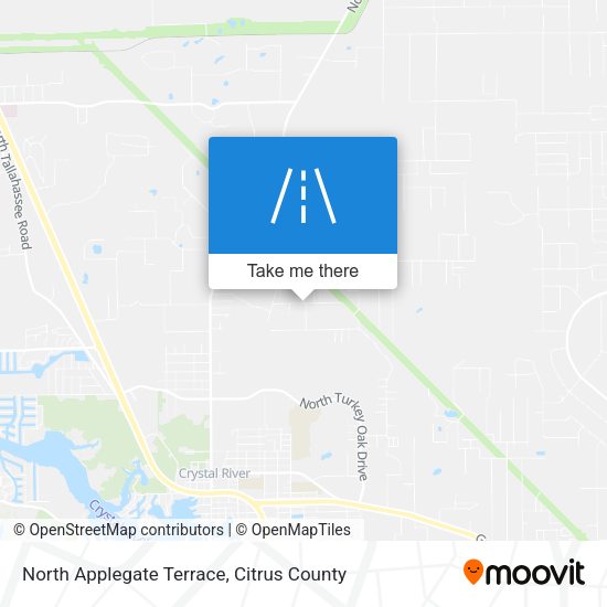 North Applegate Terrace map
