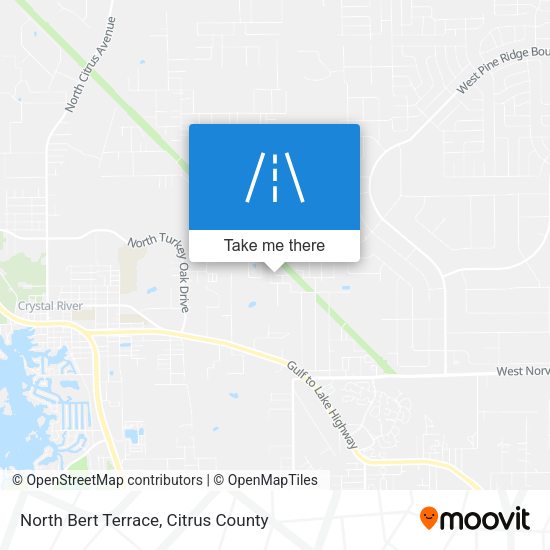 North Bert Terrace map